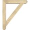 Ekena Millwork Traditional Craftsman Rough Sawn Bracket w/ Offset Brace, Douglas Fir, 6"W x 30"D x 36"H BKT0604X30X36TRA04RDF - alternate 2